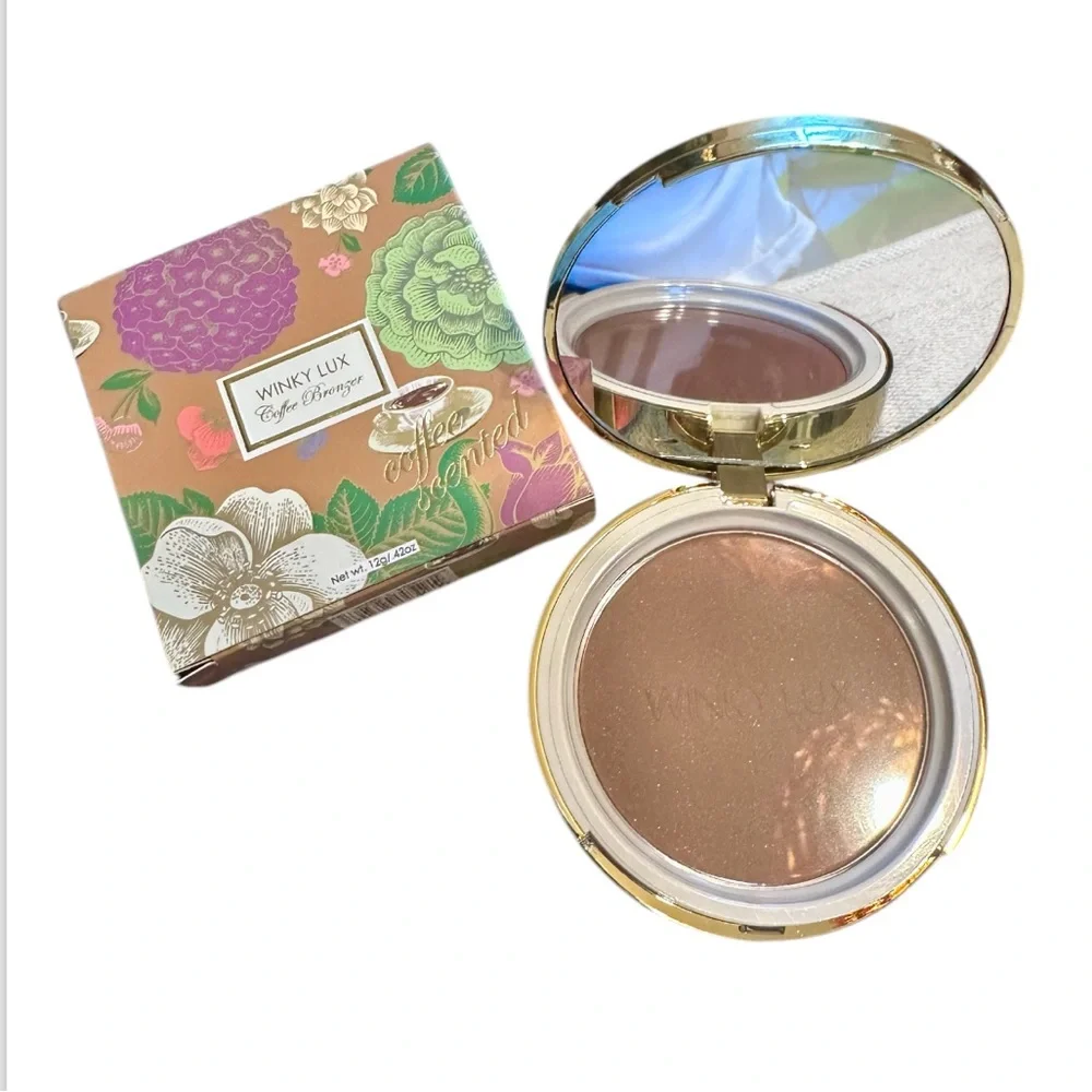 Coffee Bronzer ESPRESSO Matte Powder Contouring Vitamin E Compact